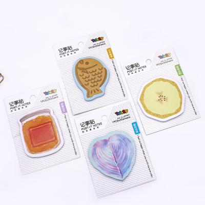 China Self adhesive sticky notes it post note promotional custom logo printed sticky notepad kawaii notepad for sale