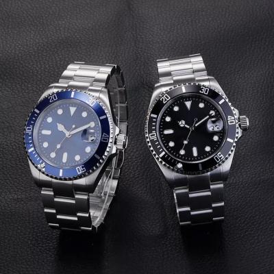 China Day/Date Sapphire Watch Blue Luminous Watch Automatic Mechanical Ceramic Bezel Mens Designer Watch 40mm Water Resistant 5ATM Optional Bp for sale