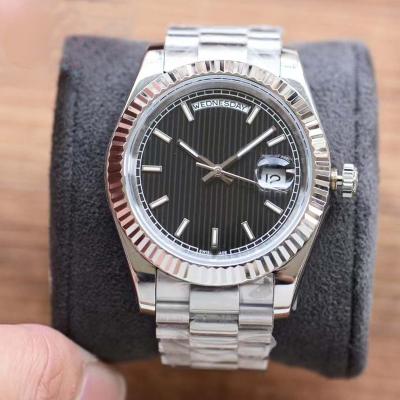 China High Quality Day/Date Mens Ladies 41mm Watch Automatic 2813 Movement Full Stainless Steel Watch Waterproof Luminous Mechanical Watches for sale