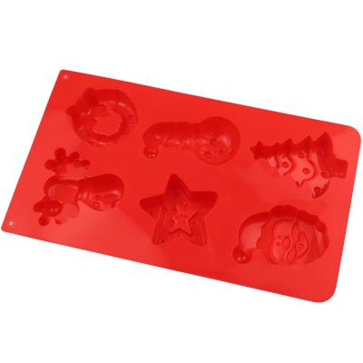 China Large Viable Machinery Polycarbonate Plastic Silicone Christmas Bells Silicone Chocolate Mold for sale