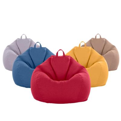 China Foldable Colorful Indoor Drop Design Cotton Fabric Gaming Bean Bag Chair, Reading Recliner Bean Bag Sofa for sale