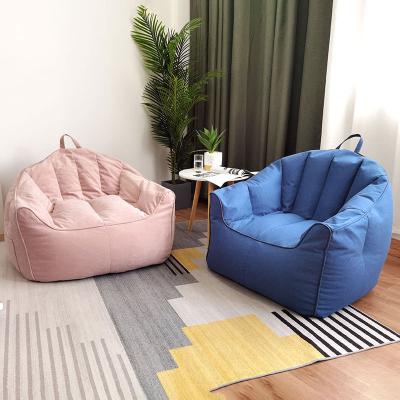 China Foldable Home Multi Function Support Bean Bag Chair Back Chair , Relax Bean Bag Sofa Couch for sale