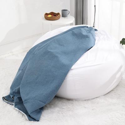 China Wholesale Large Size Foldable Bean Bag Chair Sofa, Washable And Detachable Living Room Bean Bag Sleep Lounger for sale