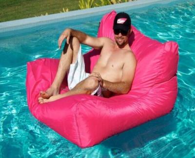 China Pink Foldable Extra Inner Bag Float Bean Bag Chair Waterproof Giant Large Chair, Swim Pool Bean Bag Sofa for sale