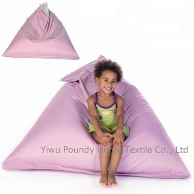 China Foldable Light Pink Outdoor Waterproof Bean Bag Chair Backrest Bean Bag Chair for sale