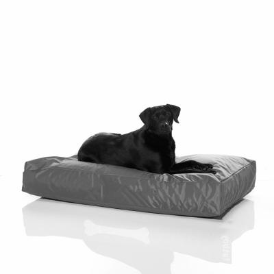 China Classic Gray Waterproof Travel Bean Bag Sofa For Your Lovely Dogs for sale