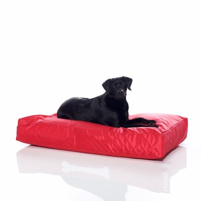 China Waterproof Travel Red Polyester Wash Bean Bag Chair Easy Sofa, Dog Beds, Pet Sleep Cushion for sale