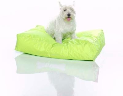 China Travel Green Dog Beanbag Bed , Pet Bean Bag Sleep Lounger for sale