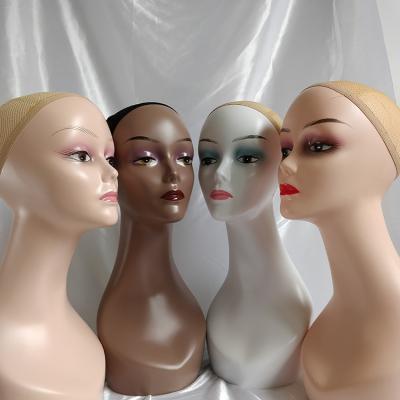 China Maternity Female Mannequin Head For Wig Display Wig Stand Mannequin Head for sale