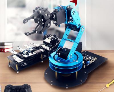 China Programmable CPU Maker / Mechanical Robotic Arm Quad-Core DIY Robot Kit For University STEM DIY Project Open Source Educational Kit for sale