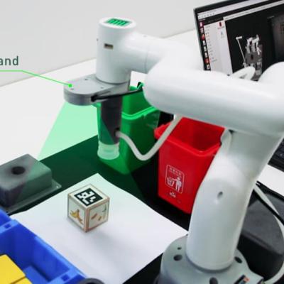 China Portable 6 Axis Artificial Intelligence Automatic Robotic Arm Kit /educational Robotic Arm Kit for sale