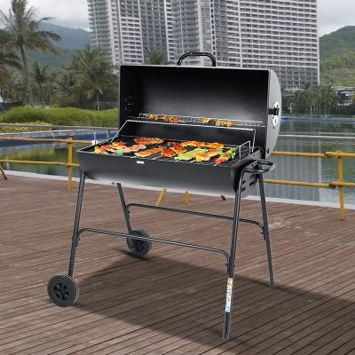 China Easily Assembled Charcoal BBQ Grill Outdoor Yard BBQ Smokless Rotisserie for sale