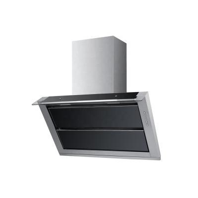 China Hotel Stainless Steel Inox 900mm Kitchen Range Hood Smoke Extractor for sale