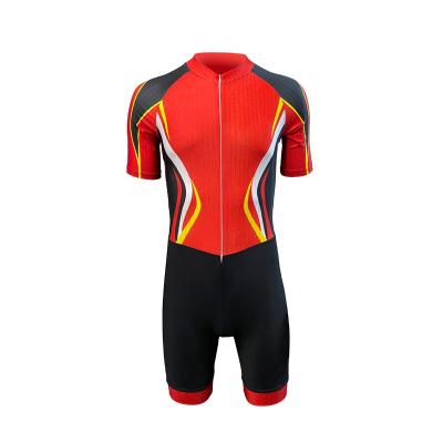 China High Elasticity Chisusport and High Quality Breathable Sublimation Speed ​​Skating Roller Cloth Team Skin Skating Custom Racing Suit for sale