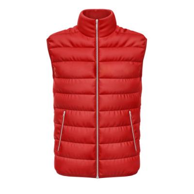 China Chisu Viable Mens Golf Down Vest Outdoor Winter Sleeveless Mens Streetwear OEM Customized High Quality Vest for sale