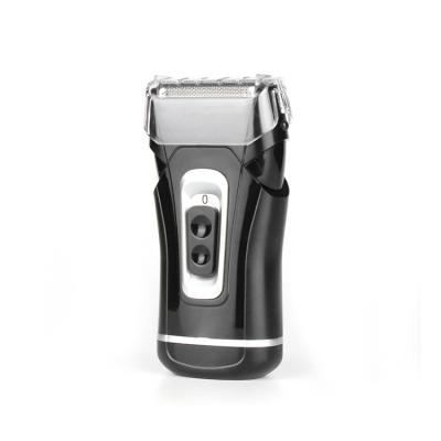 China Twin Blade Machine Retail Bakblade Water Proof Rechargeable Popular Electric Men Shaver for sale