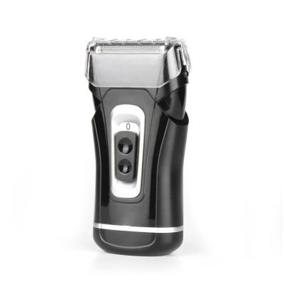 China Household Twin Rechargeable Waterproof Hair Blade Stainless Steel Face Blade Electric Back Shaver For Men for sale