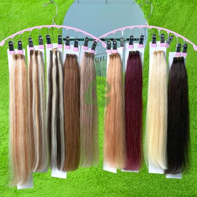 China Straight Tape In Wholesale PU Skin Weft Tape In Hair Extensions Natural Remy Hair Invisible Tape for sale