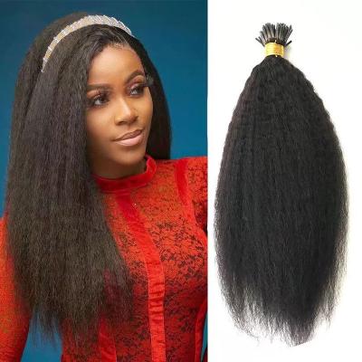 China Wholesale Bundles Ghair Bond Hair 100g/bag Brazil Micro Raw Virgin Hair Wig Curly Straight for sale