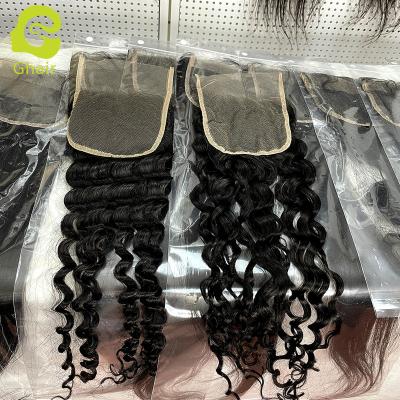 China Ghair Smooth Soft Chinese Hair Vendor Wigs 4x4 Lace Front Italian HD Curly Lace Frontal Brazilian Virgin Hair Curly Wig 4x4 Wigs for sale