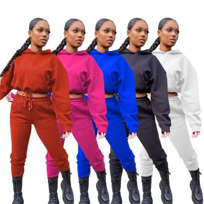 China Casual plus size women knit hoodie and pant set unisex logo hoodie men hooded women women knit for sale