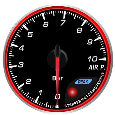 China 60mm 60mm CR 10 Color Car Truck Air Pressure Gauge for sale