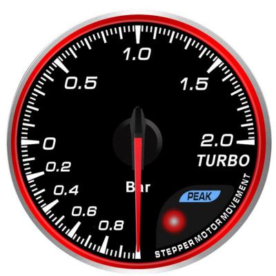 China 60mm CR 10 Color 2 Bar Turbo Gauge And Boost Gauge 60mm for sale