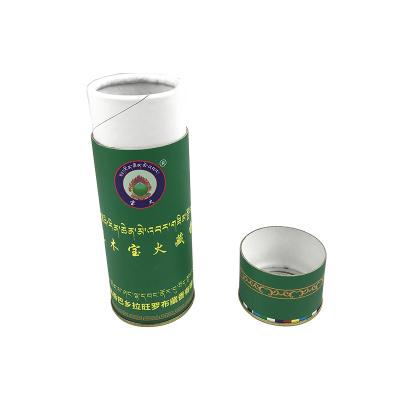 China Recycled Materials Logo Paper Tube Packaging Food Grade Custom Cardboard Cylinder Container for sale