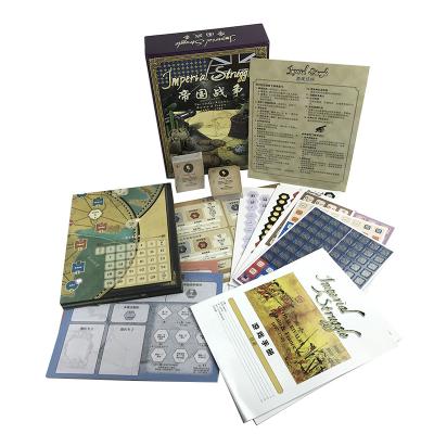 China Hot Selling Paper+plastic Family Board Game CMYK Paper Printing for sale