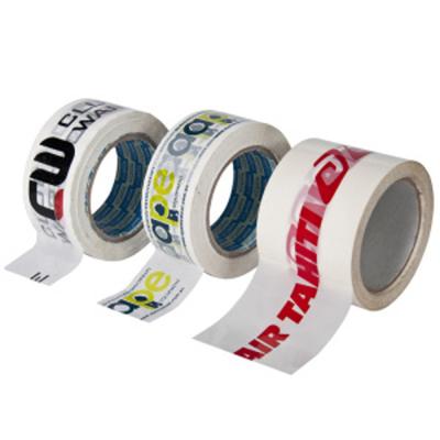 China OEM Logo High Temperature Adhesive Tape Bopp Jumbo Roll , High Heat Resistant Tape for sale