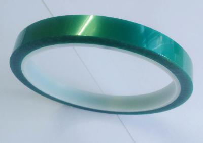 China ISO9001 Dark Green Polyester Tape 85um With Silicone Adhesive For Coating for sale