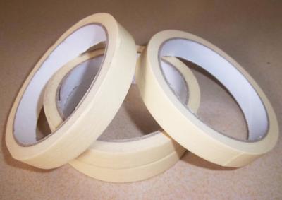 China 130 Degree High Temp Masking Tape Resisting Pressure Senstive , Coloured Masking Tape for sale