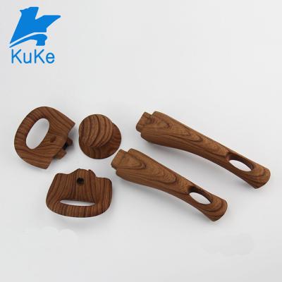 China Universal Bakelite Pan Handle Set Cookware Kitchen Accessaries Sustainable Wood Grain Style for sale