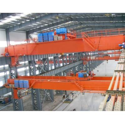 China Bridge crane QD model 300 ton European 320 ton 350 T double girder girder used electric overhead moving bridge cranes in workshop for sale for sale