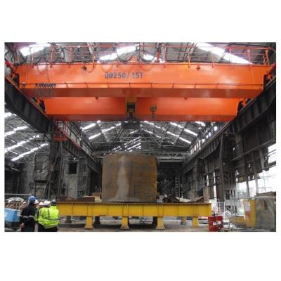 China Bridge Crane CE ISO Quality Good 250 Ton Euro Style Tons 200 Displacement Bridge Crane Price 300 T Double Girder QD Electric Overhead Beam Models for sale