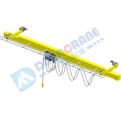 China Bridge Crane Widely Used Europe Style Single Girder 5 Girder Overhead Traveling Ton Overhead Traveling EOT Underslung Roof Crane For Sale for sale