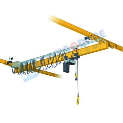 China 2021 product of bridge crane 2 ton 3.2 ton 5 ton 8 ton single underslung suspension style girder bridge overhead crane 10 ton in shop price for sale