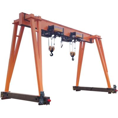 China Gantry crane 10 ton Europe style single girder 16 ton 12.5 T 15 ton gantry crane EOT overhead crane for sale in seaside workshop for sale