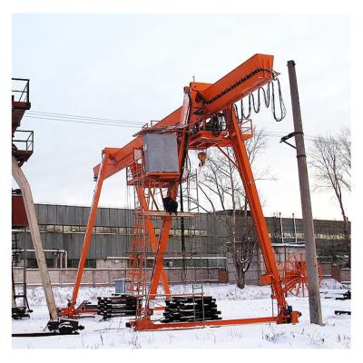 China Gantry Crane 8 Ton 10 Ton 16 Ton Euro Style Single Girder Mobile Girder Gantry Crane Price With Folding Legs for sale