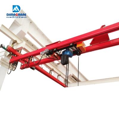 China Bridge crane 2 ton rail track 2.5 ton UK40 new design KBK overhead crane double girder suspension single girder bridge for sale for sale