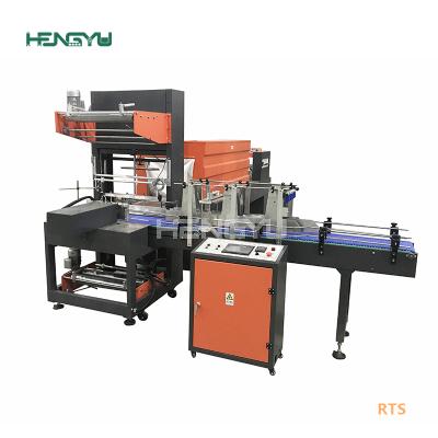 China Food China Automatic L Type PE Film Shrink Wrapping Machine For Drinking Bottle / Can Sprinkle / Beverage Filling Machine Line for sale