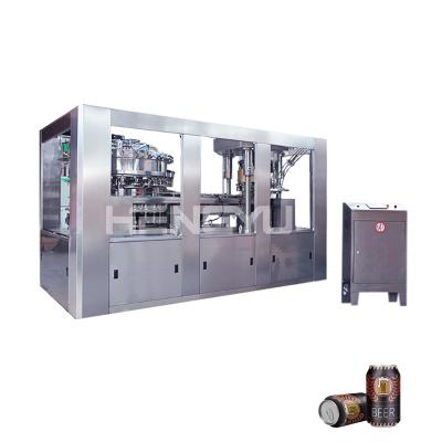 China Hengyu drink carbonated beer can fillier/beer canning filling machine with full technical support for sale