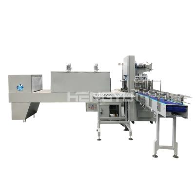 China Food L Type Automatic Film Bottle Filling And Packaging Machine for sale