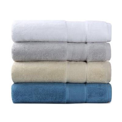 China Factory Cheap QUICK DRY Custom Size 6pcs 100% Cotton Bath Towel Sets For Home Hotel Use for sale