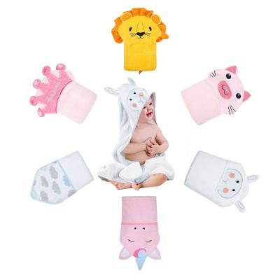 China Viable Fancy Baby Towel Toallas De Bebe Hooded Unicorn Baby Towel New Design Animal for sale