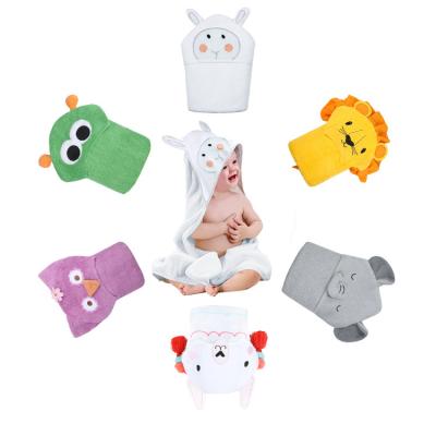 China Sustainable Top Choice For Kids Bamboo Cotton Baby Towel Set 70*70 Or Customize for sale