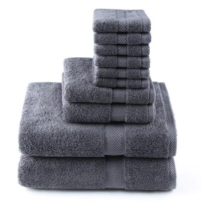 China Supplier QUICK DRY Luxury Cotton Factory High Absorption 100% Bath Towel Set for sale