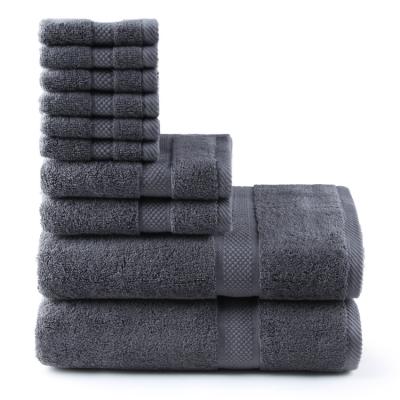 China Hot Sale QUICK DRY Wholesale Quick Dry Cotton Luxury Bath Towel Set For Home Use for sale