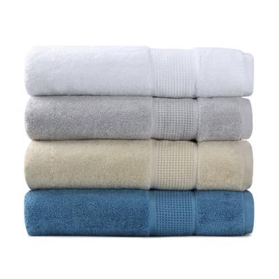 China Hotel Luxury 35x70 Inch High Quality 100% Cotton 100% Cotton Inch Bath Gift Set High Quality Home Towel With Custom Logo for sale