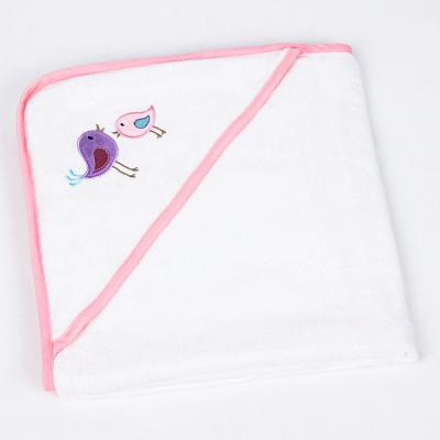 China Wholesale Good Looking Luxury 100% Cotton Or Bamboo Baby White Bath Towels for sale